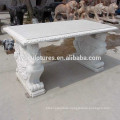 Hand carved outdoor stone table